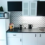 Black & White Apartment With A Gift Soft Panda
